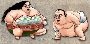 Caricatura por Hernández