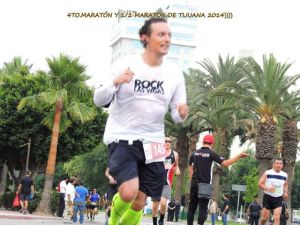 Llegando a los primeros 21 kms